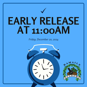 Early Release at 11am